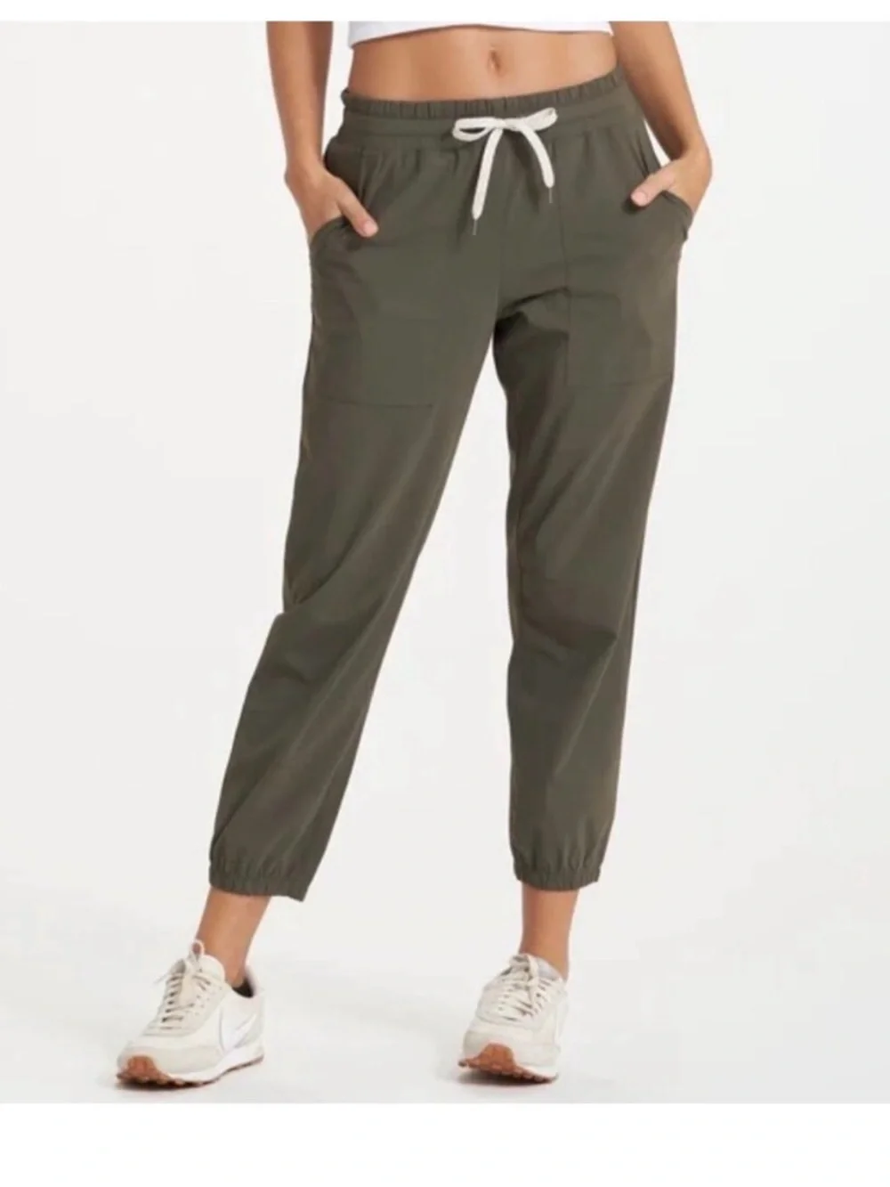 Vuori Women's Miles Jogger Size Small Oregano Green Like New - Picture 2 of 12